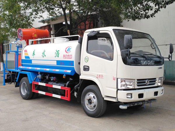 国五东风小多利卡5方抑尘车 绿化喷洒车