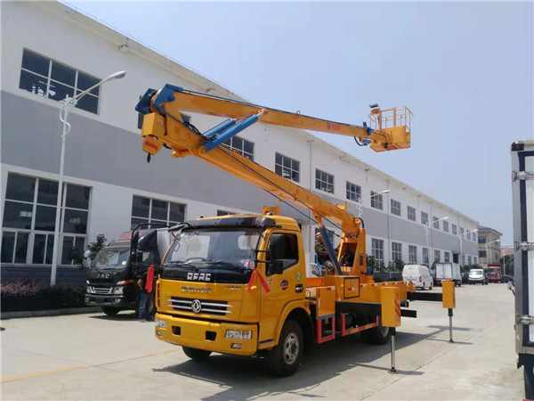 国五东风单排18米高空作业车-程力高空作业车