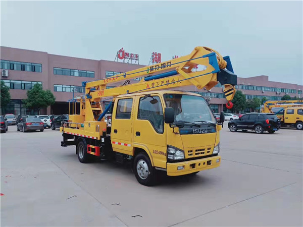 五十铃16米曲臂高空作业车-折臂登高车