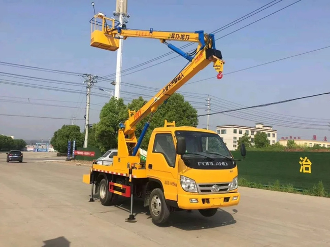 国六福田蓝牌曲臂高空作业车