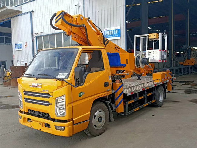 国六江铃21米蓝牌高空作业车-徐州工艺