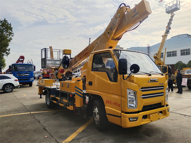 新工艺23米蓝牌直臂高空作业车/江铃国六